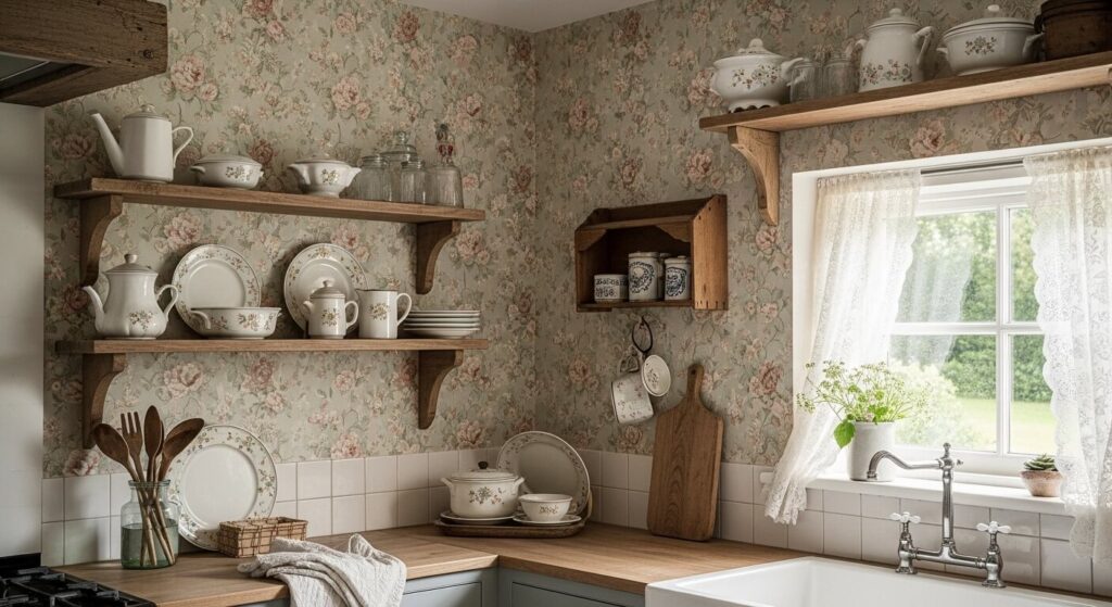 Vintage Floral Wallpaper