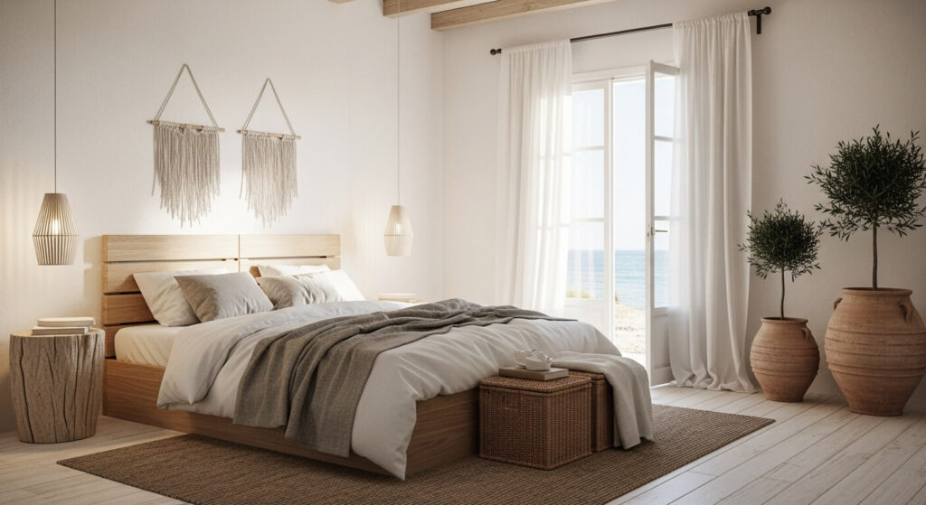 Whitewashed Walls for a Bright, Airy Base