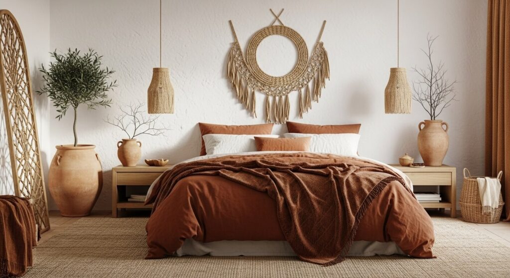 Terracotta and Earth-Toned Accents