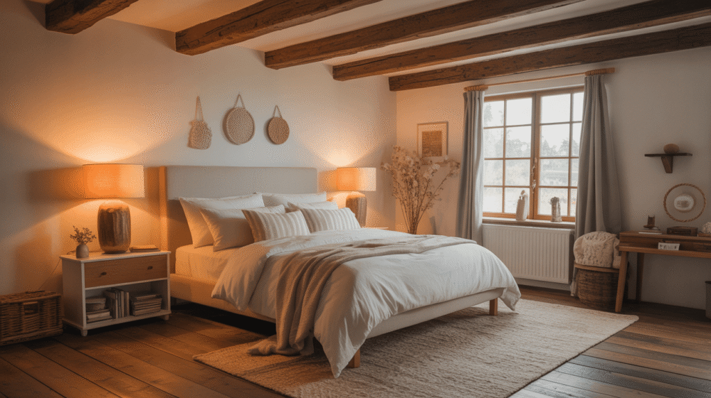 Exposed Wooden Beams