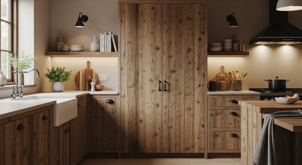 Reclaimed Wood Cabinets