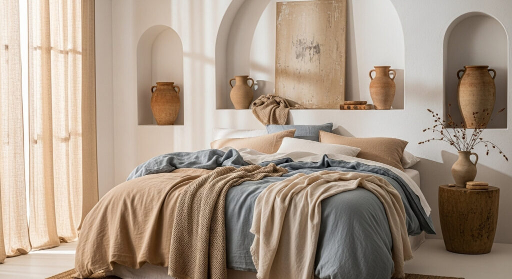 Textured Linens and Natural Fabrics