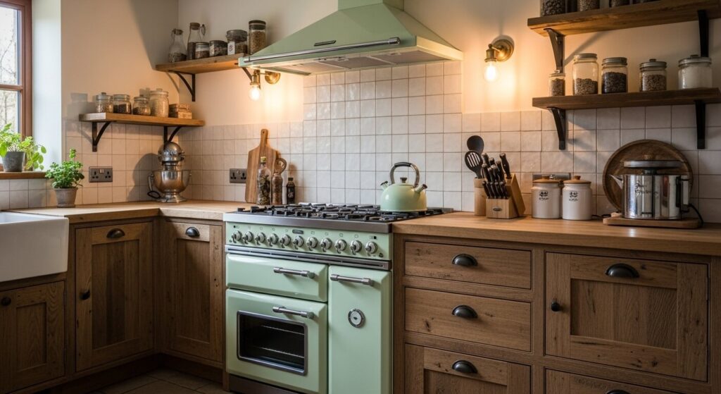 Vintage-Style Range and Stove