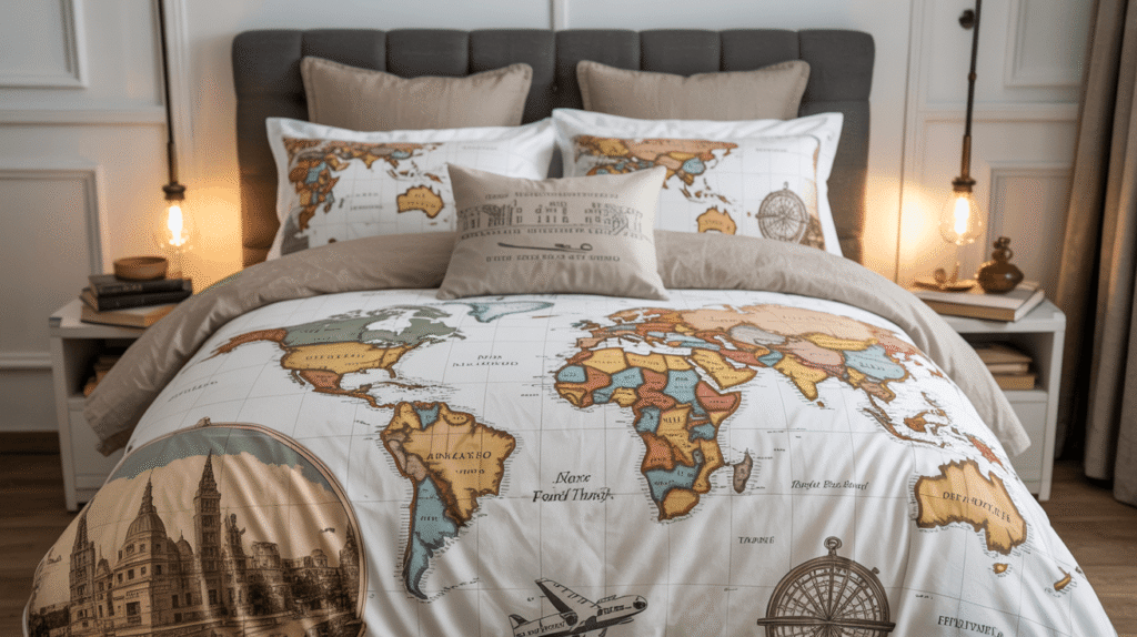 Destination-Themed Bedding