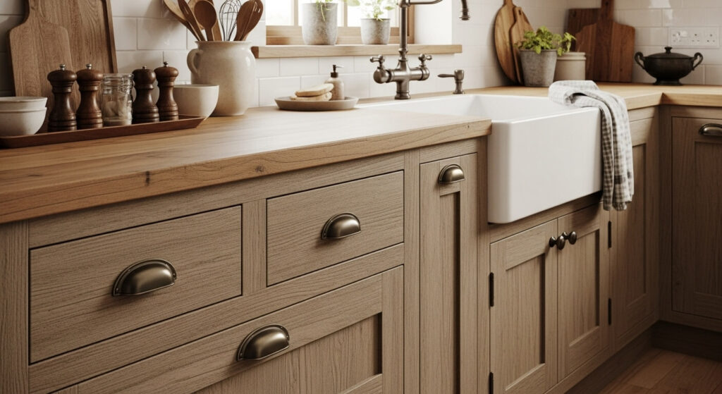 Wrought Iron or Aged Brass Hardware