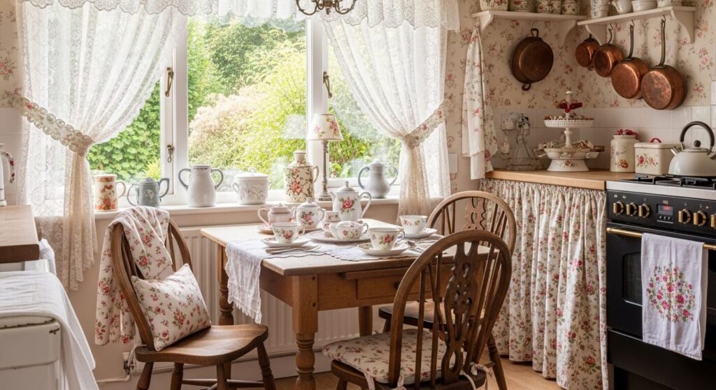 Layered Linens and Lace