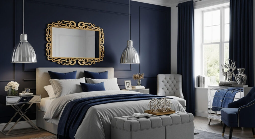 Incorporate Metallics: Silver or Gold