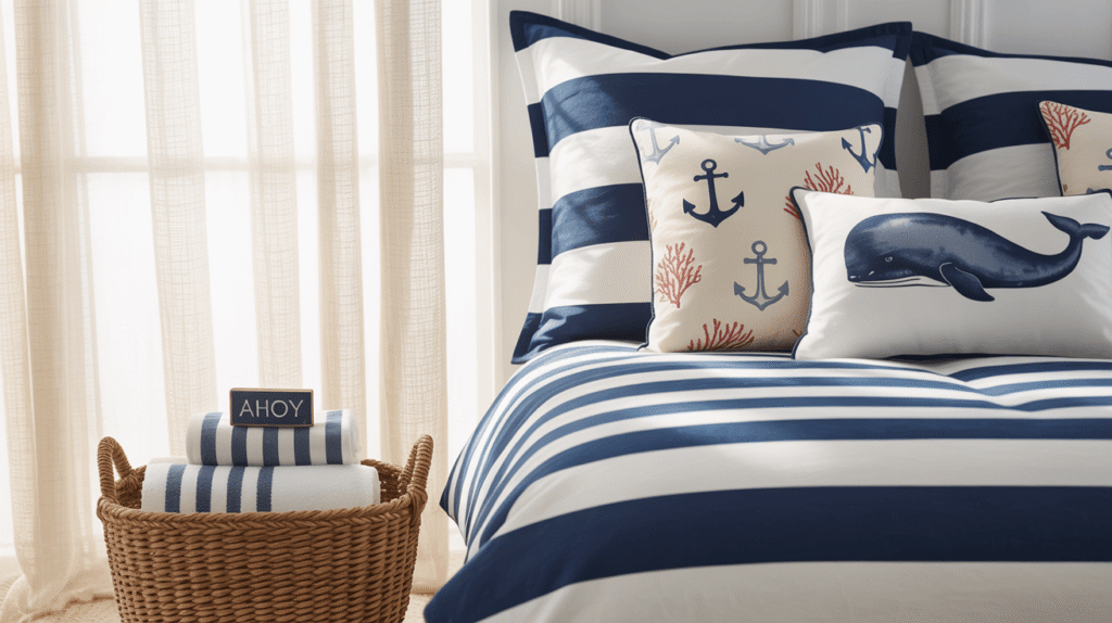 Sea-Inspired Throw Pillows