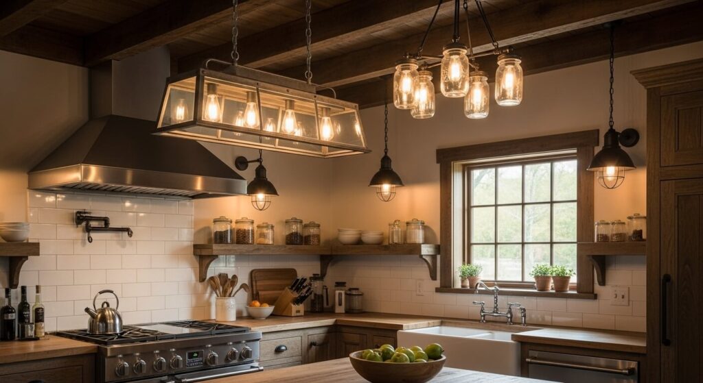 Vintage or Industrial Light Fixtures