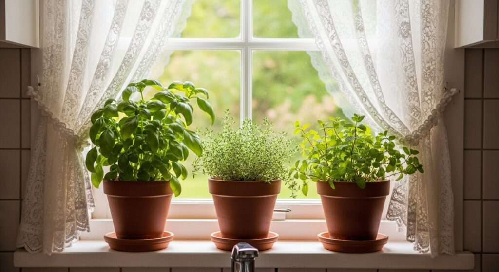 Herb Garden on the Windowsill