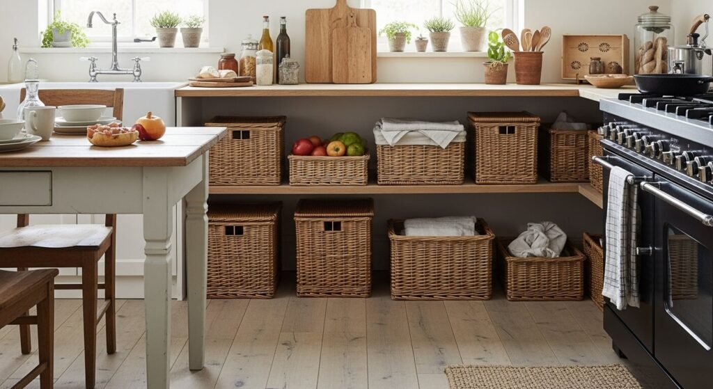 Wicker and Woven Baskets for Storage