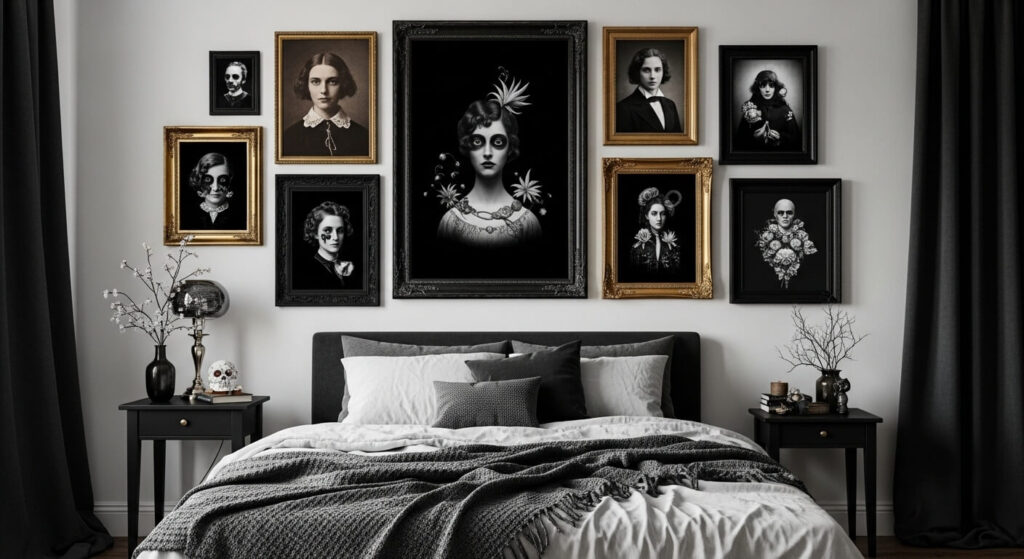 Gothic Gallery Wall