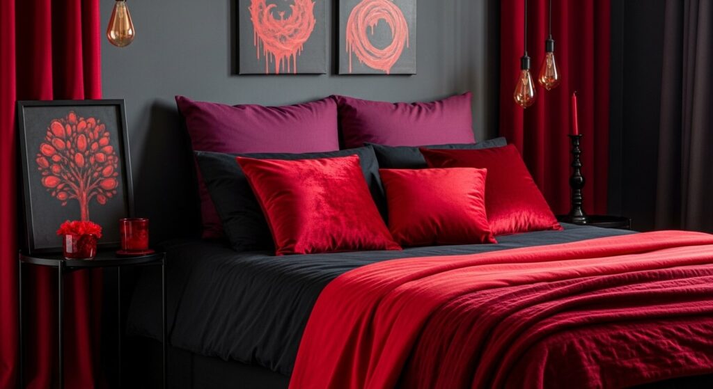 Add a Touch of Red for Drama