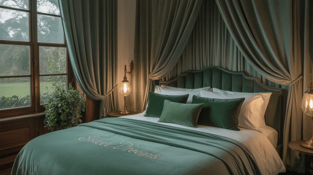 Green Canopy or Curtains