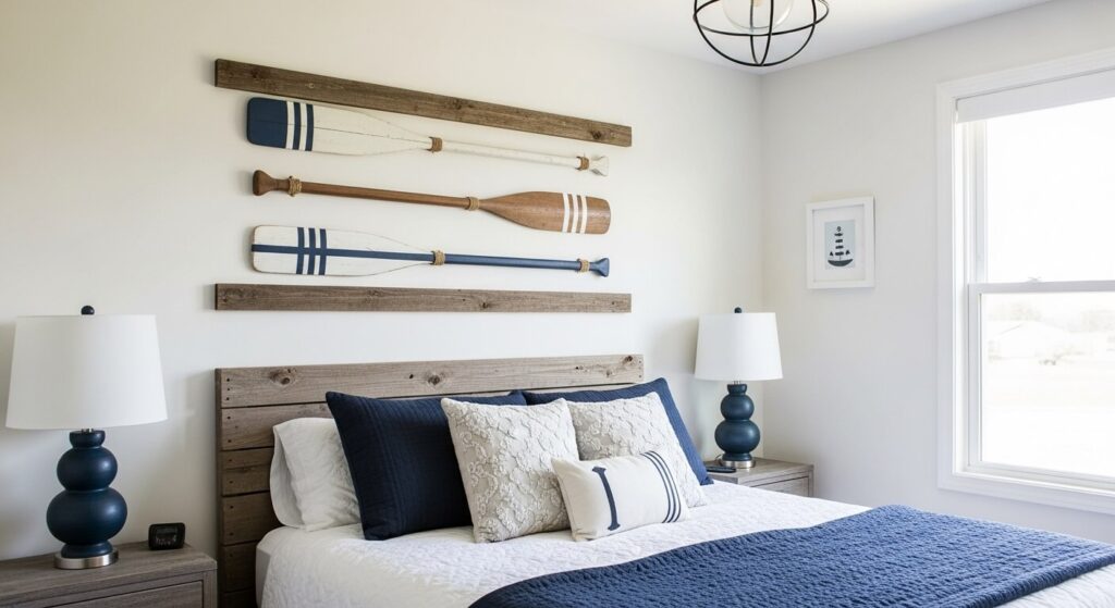 DIY Oar Wall Art