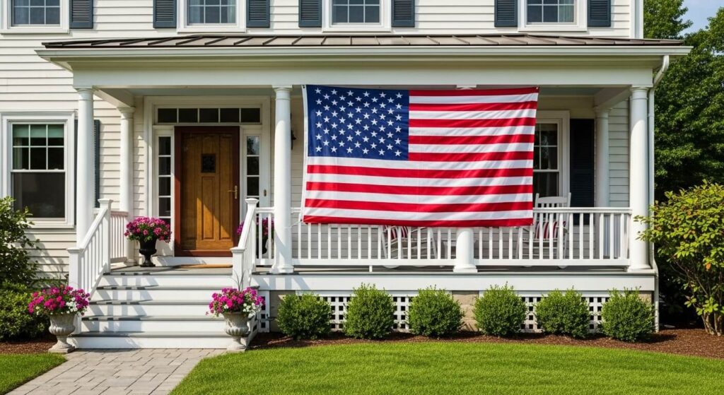 Classic American Flag Display