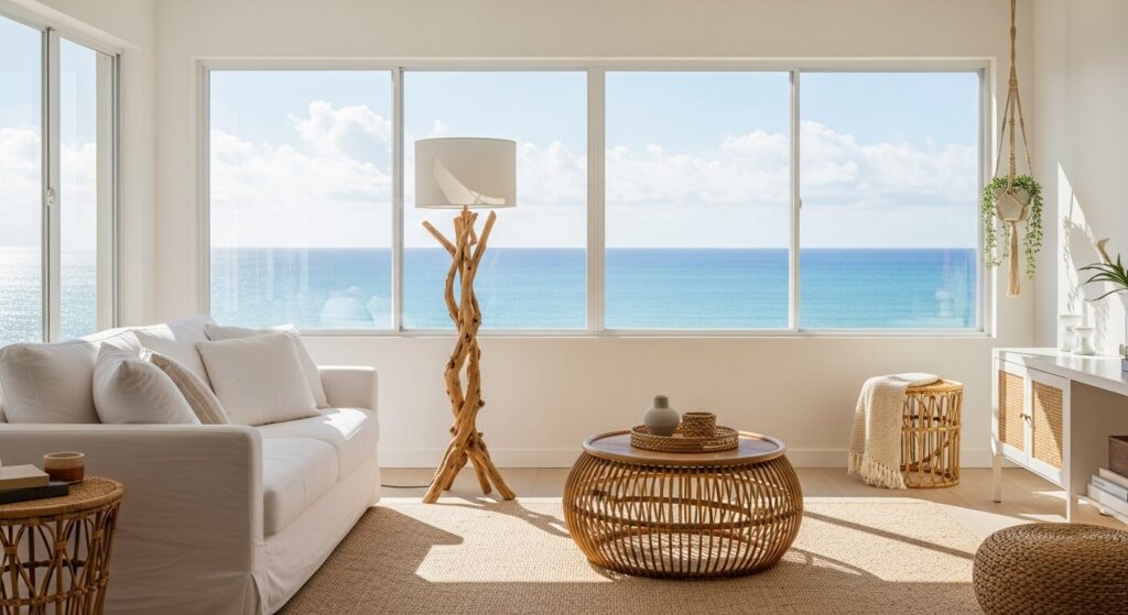 Driftwood Base Floor Lamp