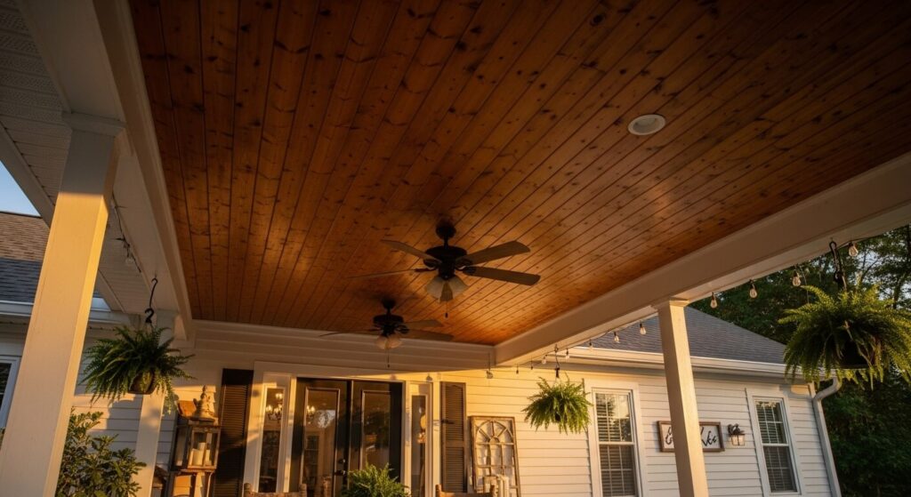 Stained Wood Planks