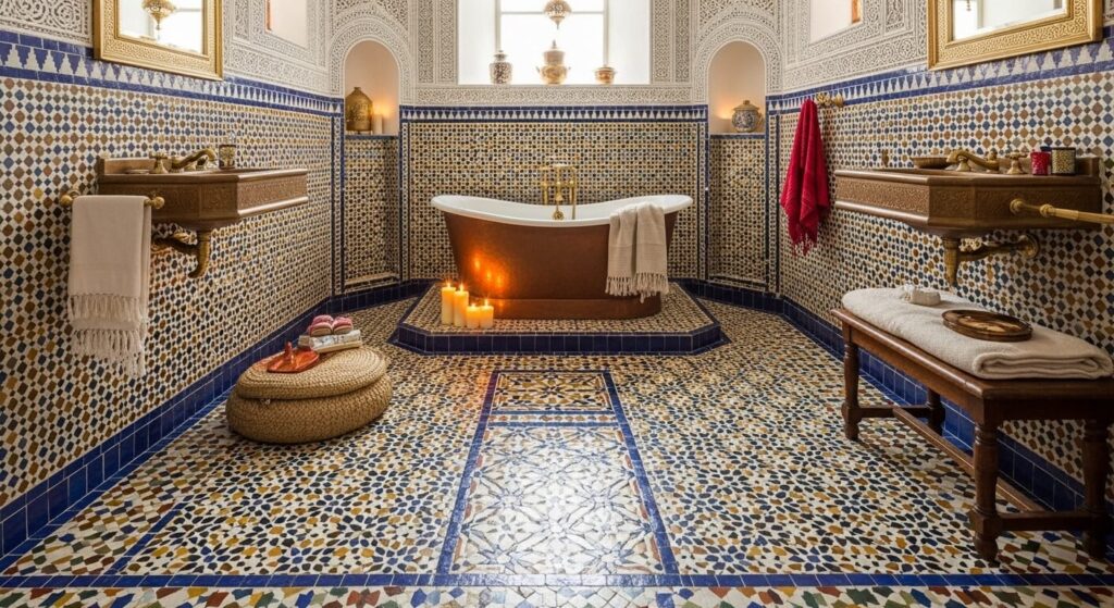 Vibrant Mosaic Floors