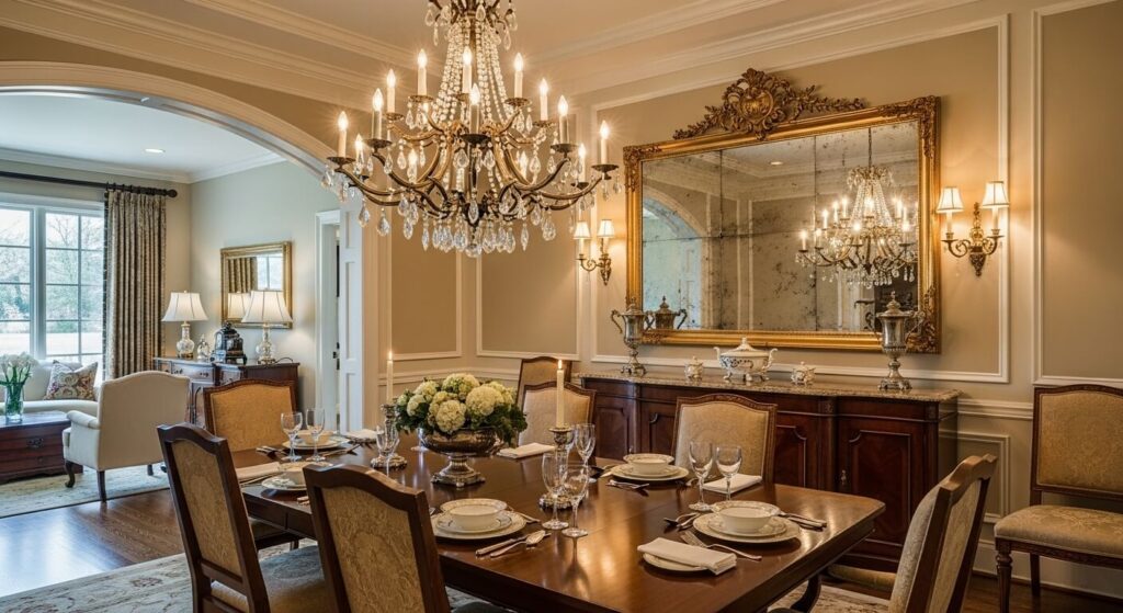 Antique Gilded Mirror