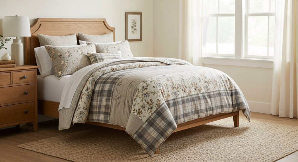 Reversible Rustic Comforter Set
