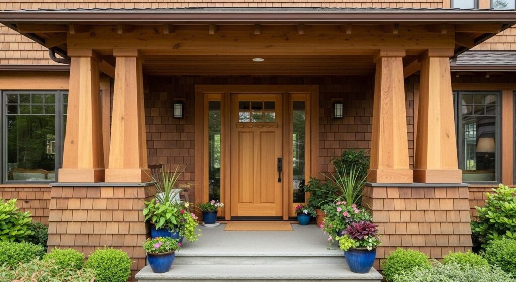 Craftsman-Style Tapered Columns