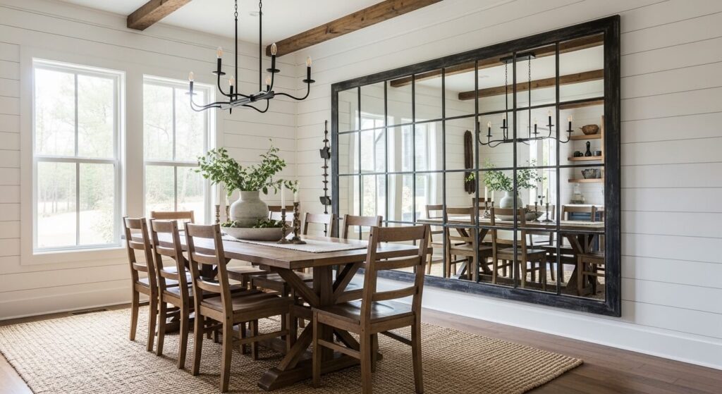 Windowpane Mirror