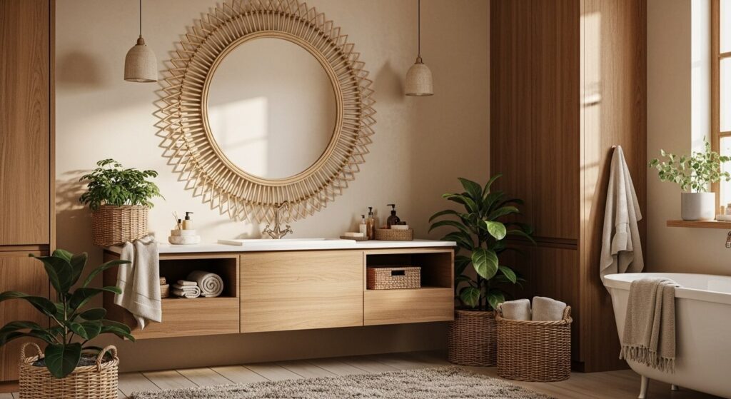 Rattan or Wicker Touches
