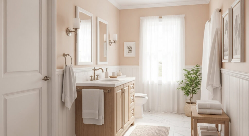 Soft Peach Walls
