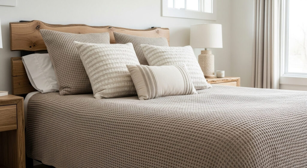 Waffle Knit Bedspread