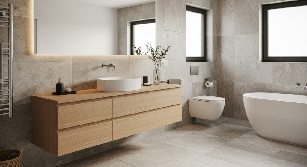 Minimalist Floating Vanity