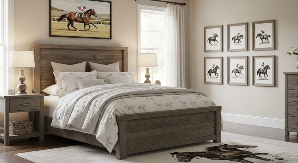 Barn Door-Inspired Headboard