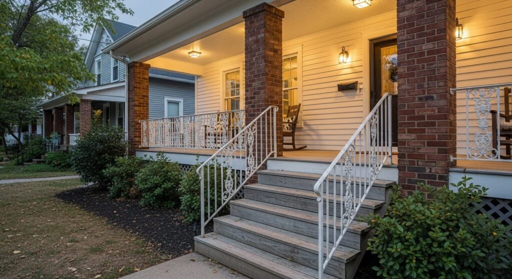 Brick Columns for a Bold Statement