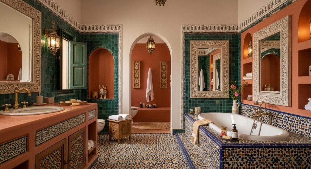 Ornate Mirrors with Carved Frames
