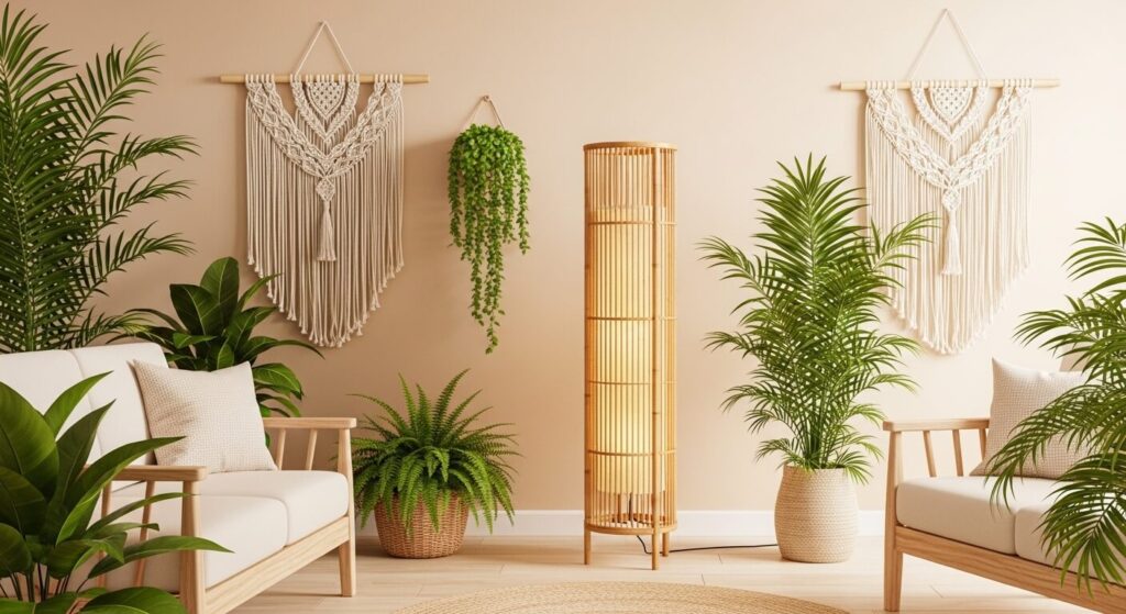 Bamboo Pole Lamp