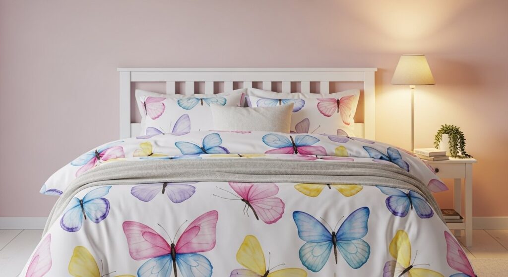 Watercolor Butterfly Bedding