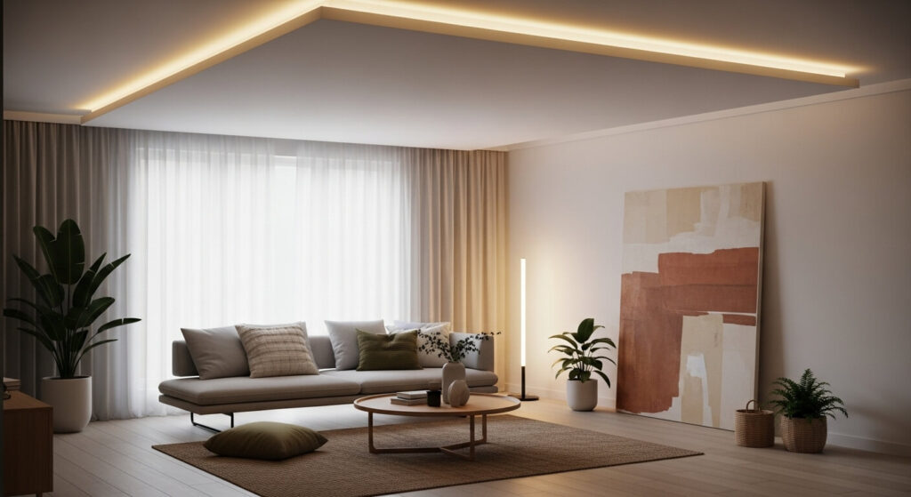 Cove Lighting for Soft Ambience