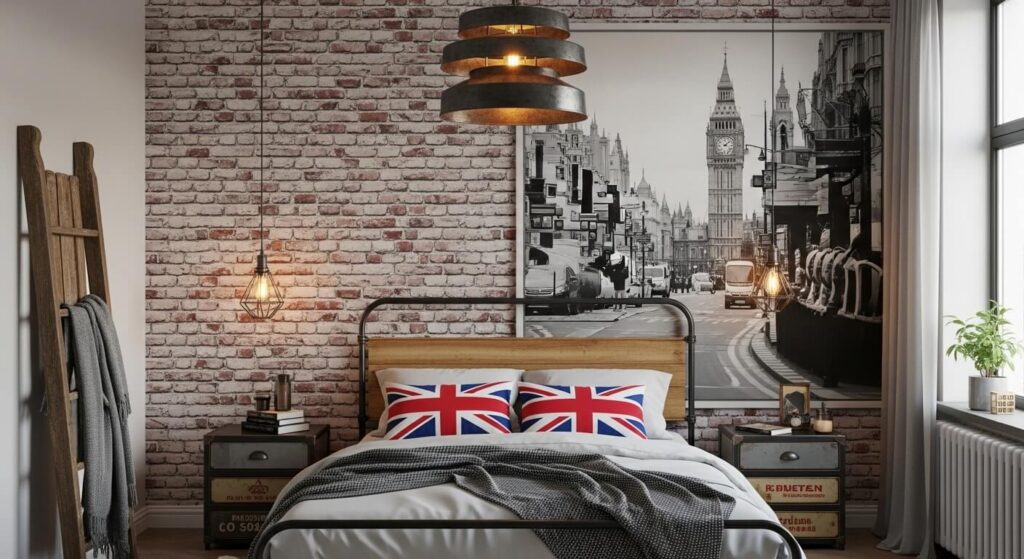 Brick or Wallpaper Feature Wall