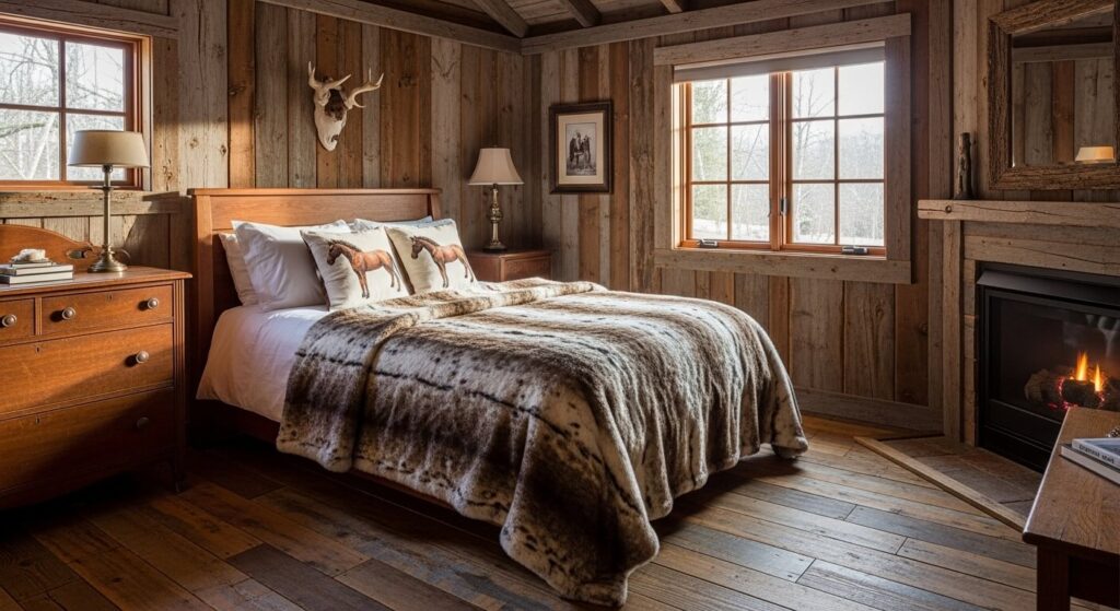 Cowhide or Faux Hide Blanket