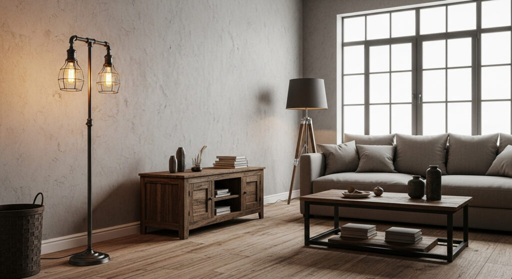 Dual-Bulb Floor Lamp
