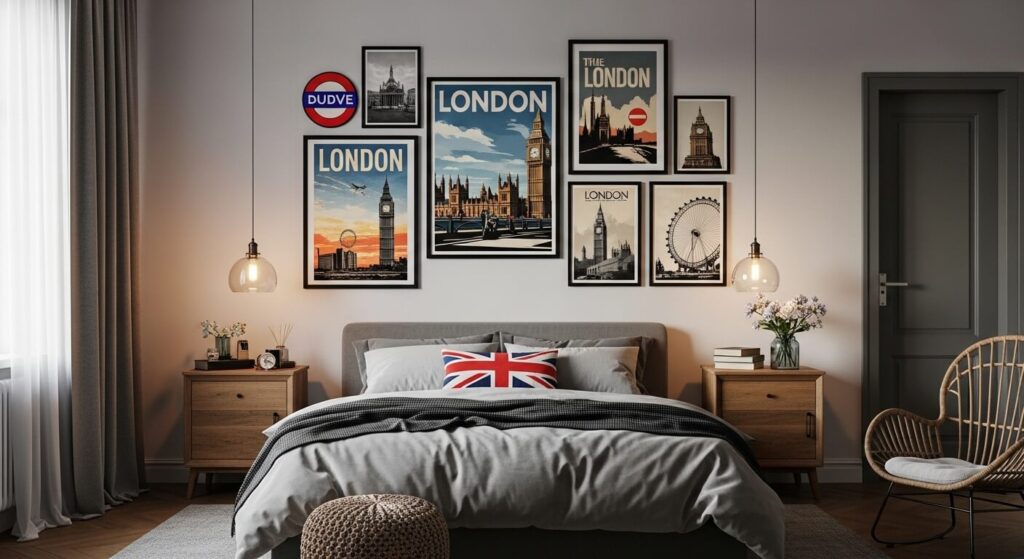 London-Themed Gallery Wall