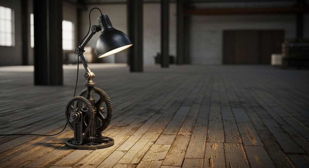 Gear-Base Floor Lamp