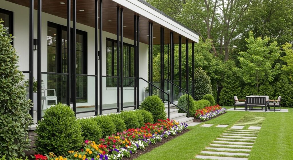 Thin Metal Columns for Modern Homes