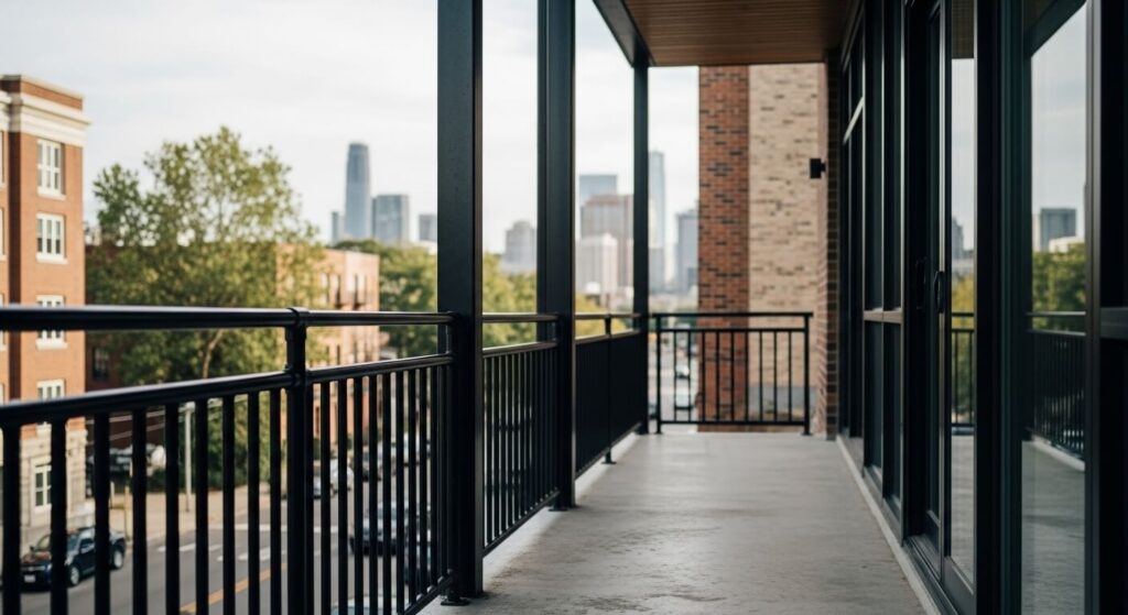 Vertical Pipe Railings