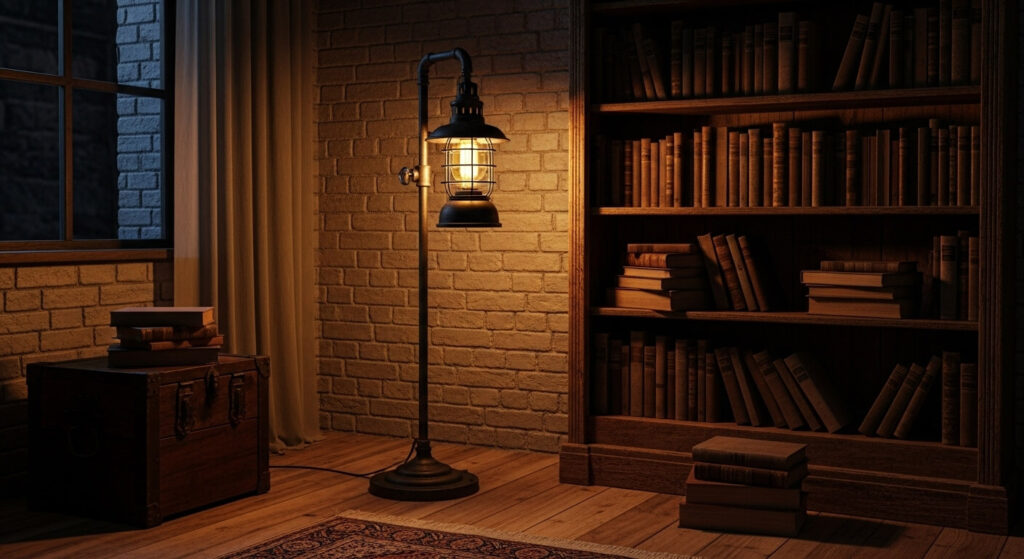 Lantern-Style Floor Lamp
