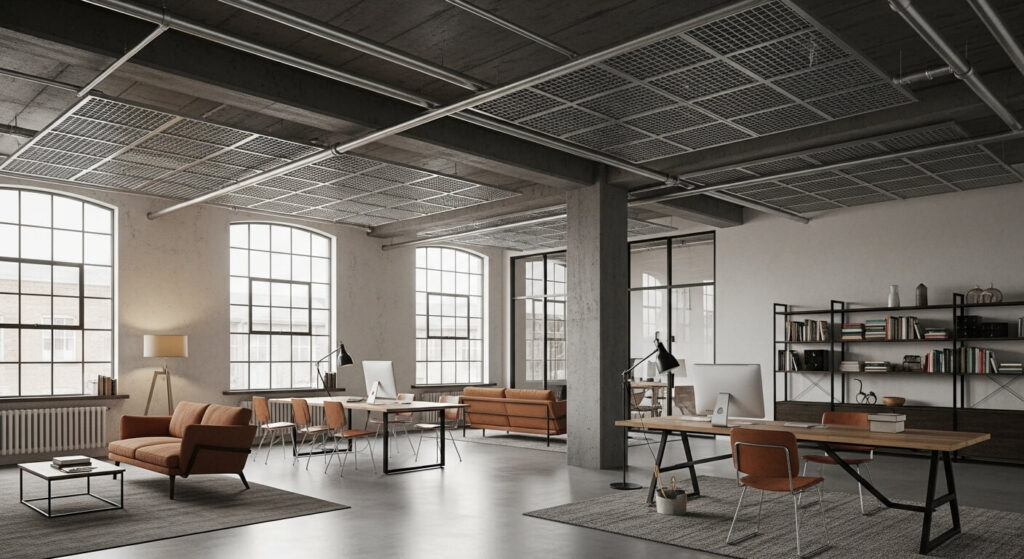 Industrial Grid Ceiling