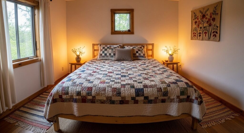 Hand-Stitched Look Quilt