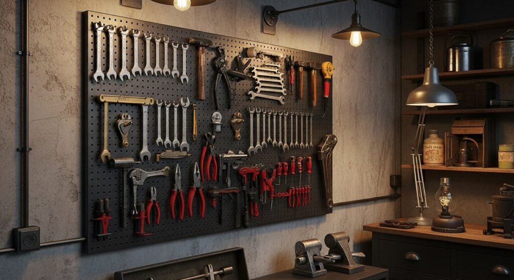 Wall-Mounted Tool Display