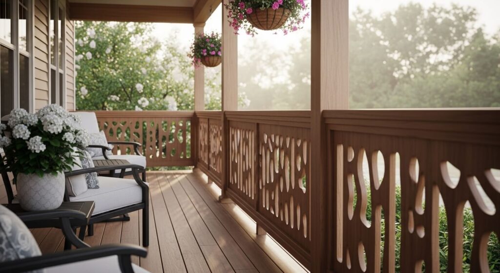 Cut-Out Pattern Railings