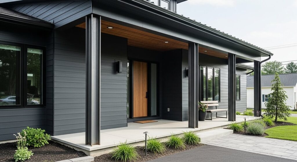 Industrial-Style Steel Columns